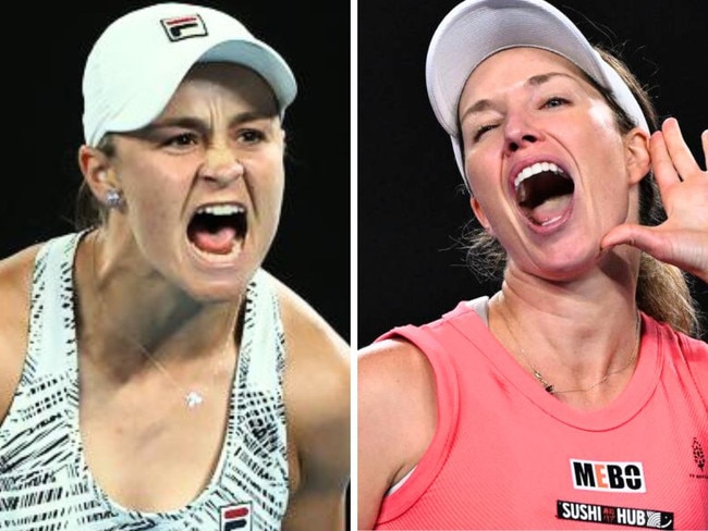 Ash Barty does not like Danielle Collins one bit. Image: Getty