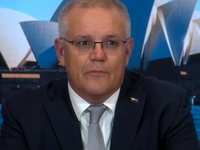 Scott Morrison suffered an awkward technical hitch at the opening of his climate summit statement.