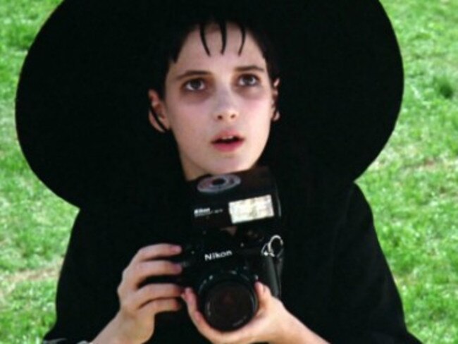 Screenshot of Winona Ryder in Beetlejuice.
