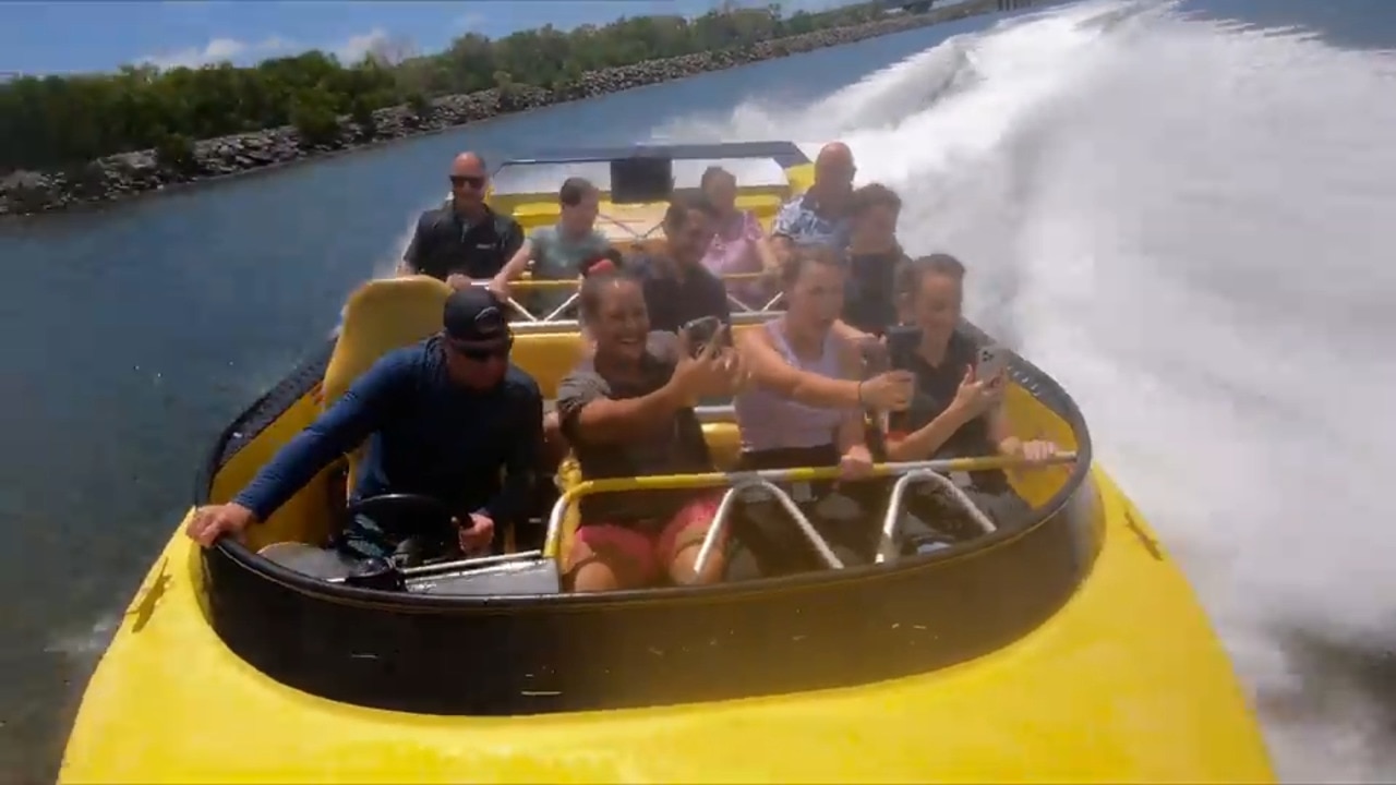 Cheeky Bee jet boat launches into the Pioneer River