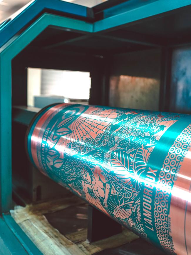 Printing traditional Wax fabric in West Africa