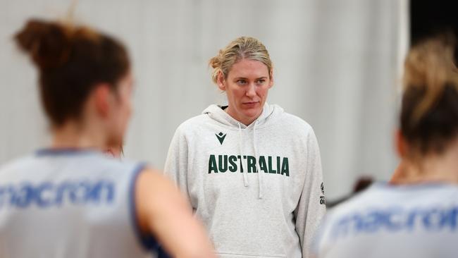 Lauren Jackson made her international basketball comeback at age 41. Picture: Getty