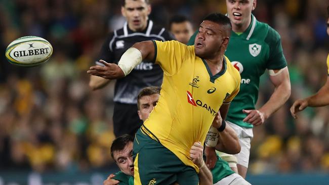 Tolu Latu has a long history of ill-discipline on the field. Picture: Cameron Spencer/Getty Images