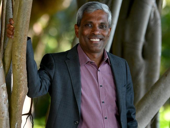 Head oncologist at the Townsville Cancer Centre Professor Sabe Sabesan at Anzac Park. Picture: Evan Morgan