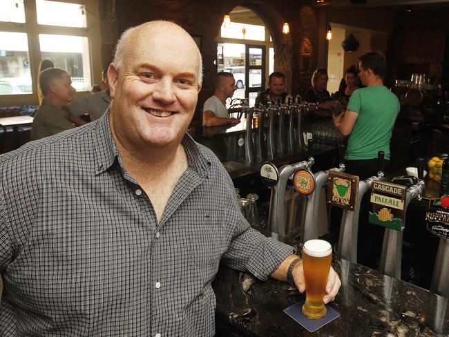 Steve Old is the general manager of the Tasmanian Hospitality Association and will soon be celebrating 175 years. He is pictured at The Brunswick Hotel, Hobart where the celebration takes place.