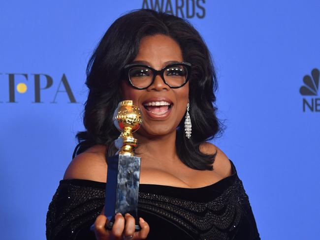 Oprah Winfrey’s speech was a highlight of the 2018 Golden Globes. Picture: AFP/Frederic J Brown