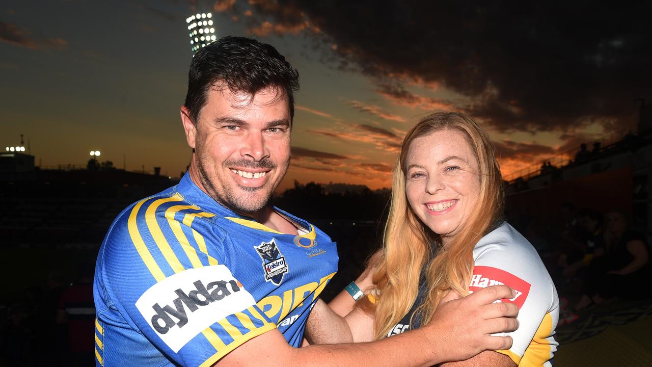 Socials from the North Queensland Cowboys v Parramatta Eels NRL game from 1300 Smiles Stadium. Michael and Kylie Jackson. Picture: Zak Simmonds