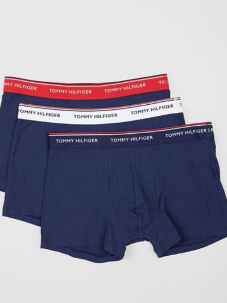 Tommy Hilfiger three-pack trunks.