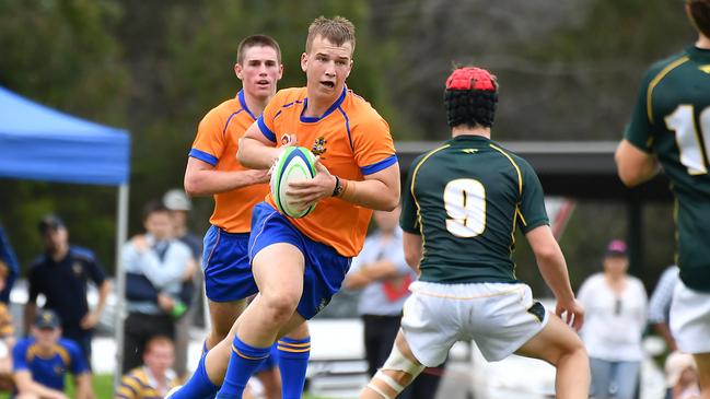 Marist College Ashgrove player Jasper Barry AIC First XV rugby union between Villanova College and Marist College Ashgrove Saturday April 29, 2023. Picture, John Gass