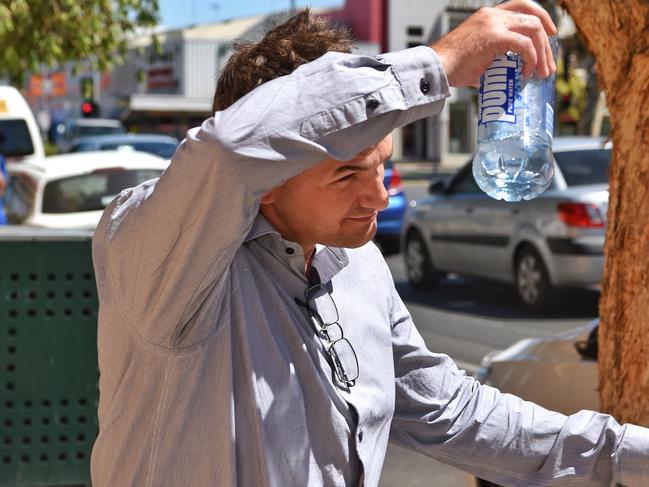 John Torney outside Mildura Court. Picture: Tony Gough