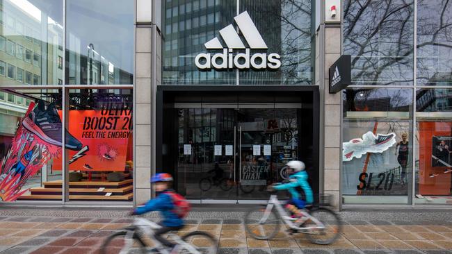 Adidas was one of the major retailers in Germany which said it planned to stop paying rent for stores. Picture: AFP