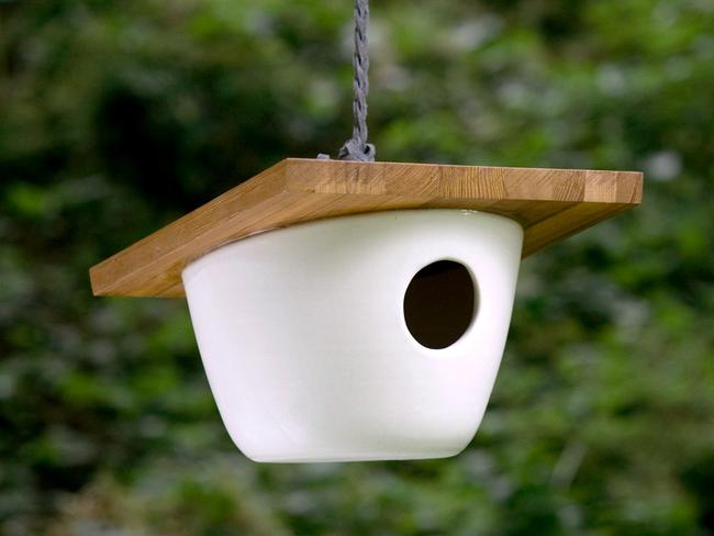 Nesting boxes high in trees and out of reach of cats can encourage birds to stay. Picture: Supplied