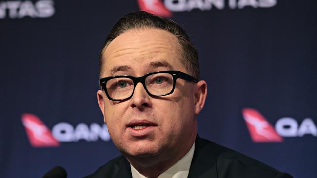 Qantas CEO Alan Joyce. Picture; Adam Yip.