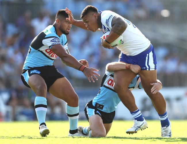 Franklin Pele benefits from the injury to Luke Thompson. Picture: Mark Metcalfe/Getty Images