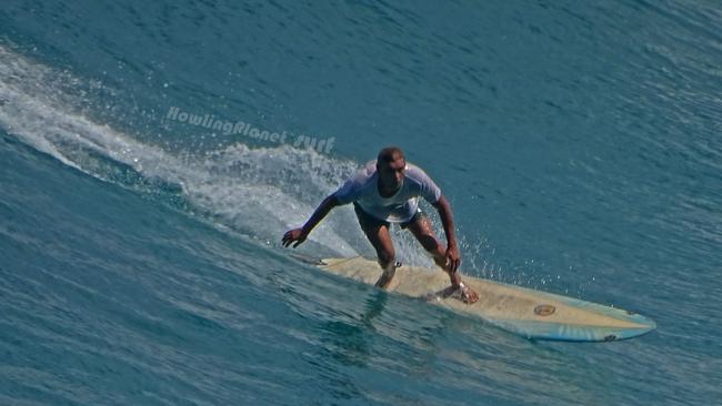 Joe Hoffman in action on the waves.