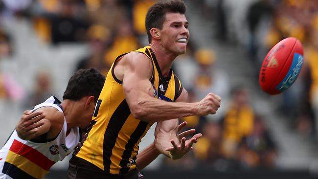 The Hawks should be worried about Jaeger O’Meara. Picture: Michael Klein