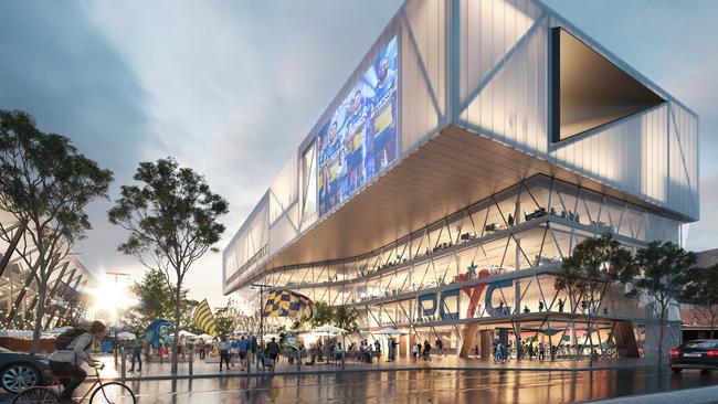 An artist's impression for the contemporary Parramatta PCYC.