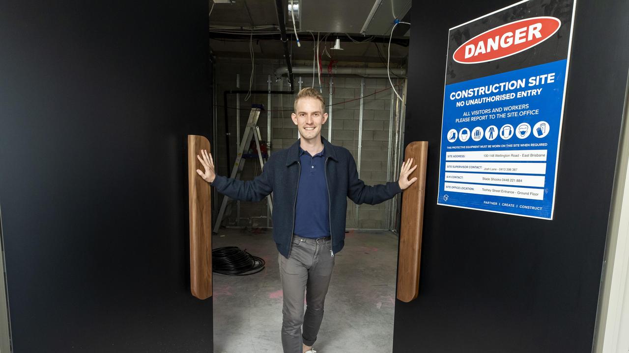 Owner Joedy Kyle at his newest venue Joedy’s by Sinclair in East Brisbane. Picture: Richard Walker