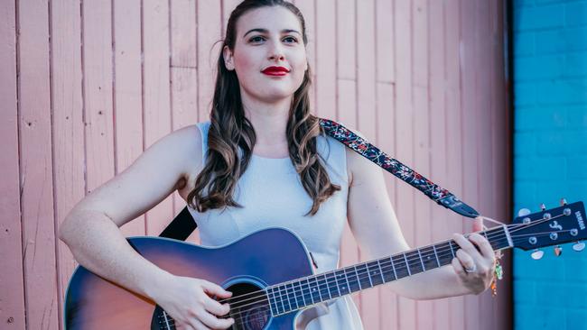 Singer songwriter Danielle Davis has released her latest single Howl and new EP Hard Conversations. Picture: Cristina Bevilacqua