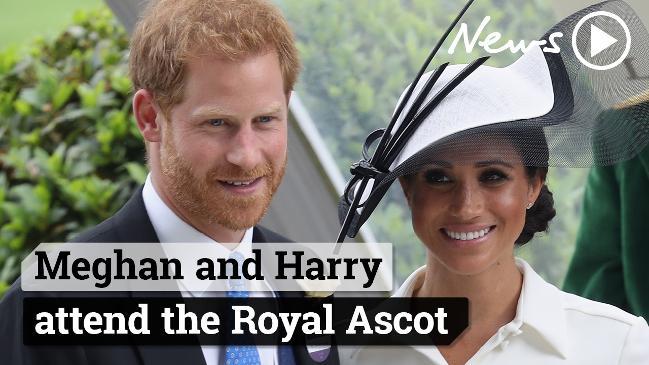 Meghan and Harry attend the Royal Ascot