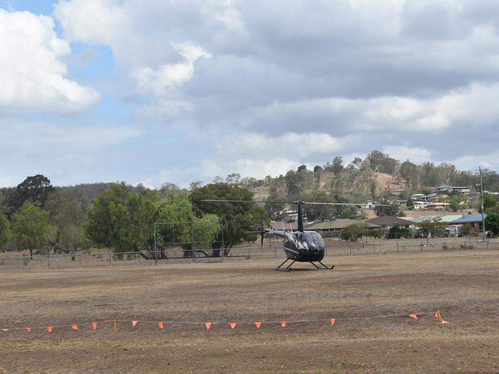 Helicopter rides were one of the many attractions that took place throughout the day