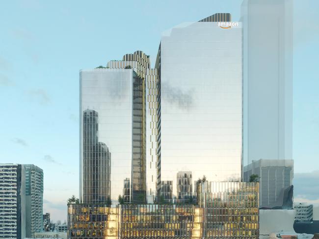 Artists impression of 555 Collins Street development