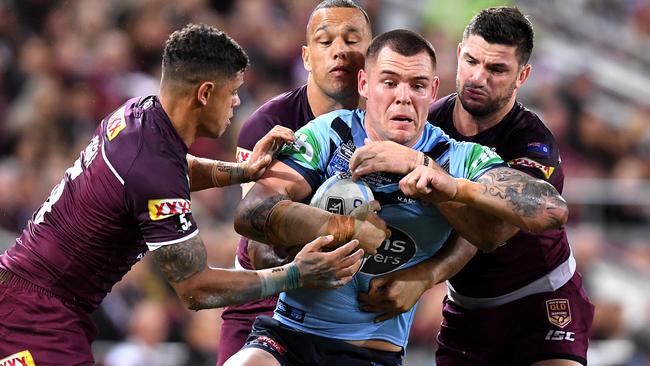 David Klemmer is out for up to six weeks after being injured during Origin I. Picture: Getty Images