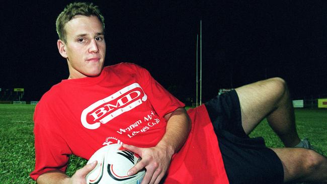 David Seage at the Wynnum Seagulls in 2001. Picture: Bruce Long