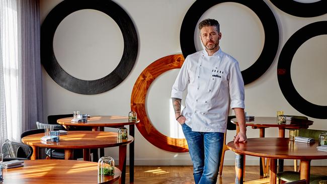 Jock Zonfrillo inside his restaurant Orana in 2018.