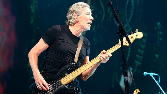 Roger Waters on stage during his first Brisbane show. Picture: AAP