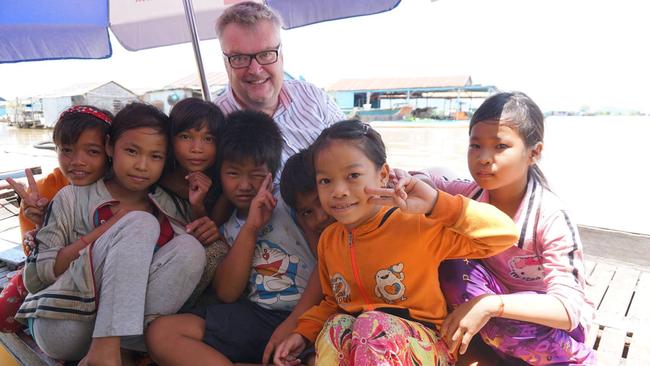 Peter Hansen, was the branch President of Cabramatta ALP at the time of his arrest. The charges do not relate to the children in the photo. Picture: Facebook