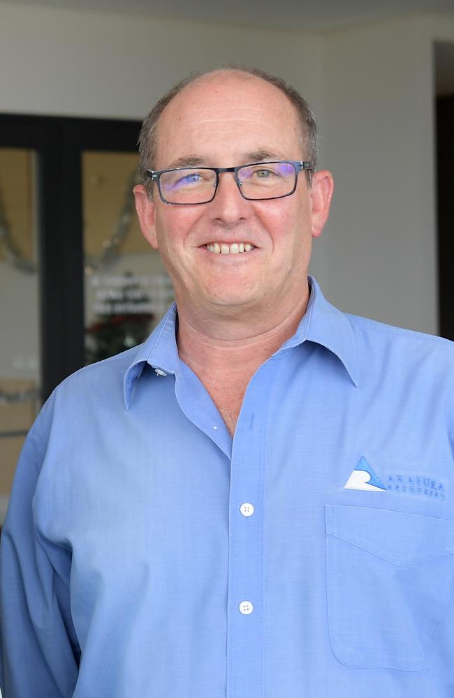 Arafura Managing Director Gavin Lockyer after the NT government announced approval for the Arafura Nolans Project at the NT News' inaugural Future Northern Territory lunch. Picture: (A)manda Parkinson