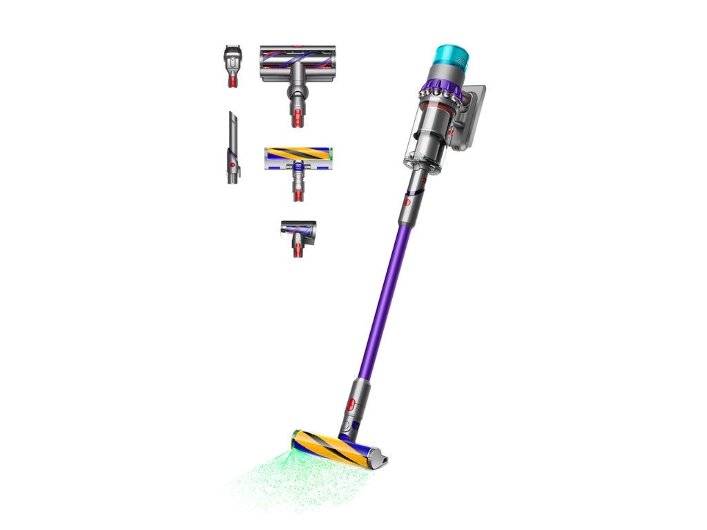 What you get with the Dyson Gen5detect Absolute Cordless Vacuum. Picture: Dyson.