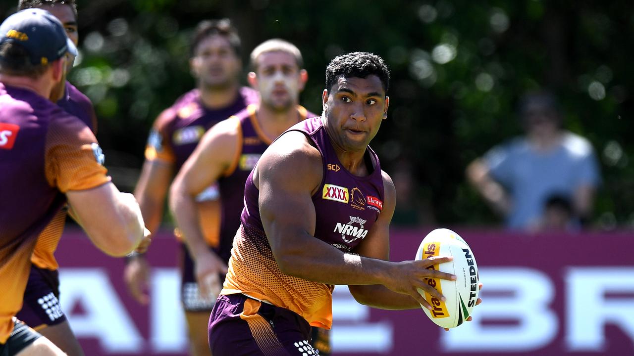 Tevita Pangai Junior is ready to explode. 