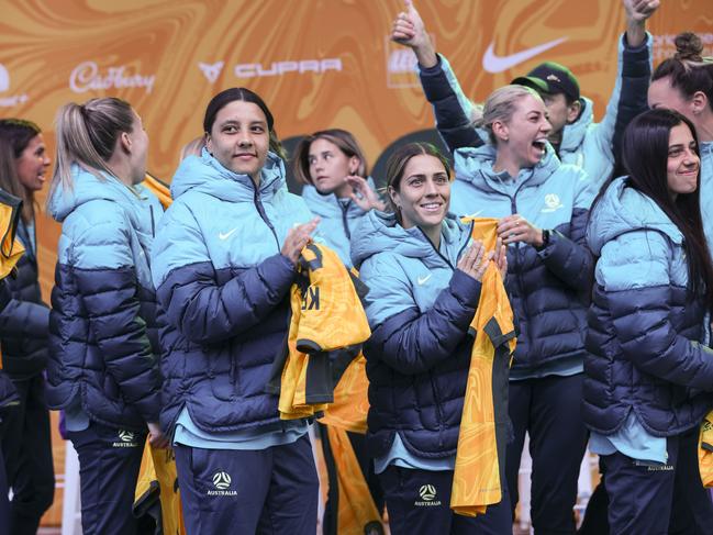 The hype is building for the women’s World Cup. Picture: George Hitchens/SOPA Images/LightRocket via Getty Images