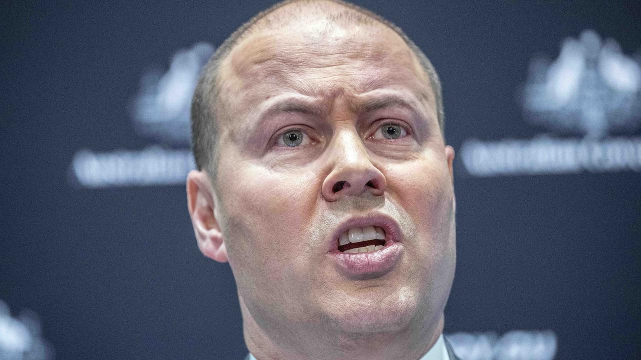 Treasurer Josh Frydenberg says the record spending is a ‘necessary burden’. Picture: Gary Ramage/NCA Newswire