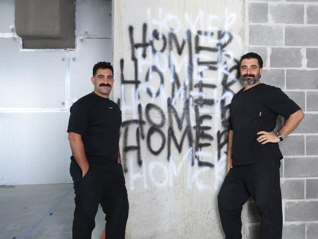 Long-time hospitality operators and brothers Harry and Mario Kapoulas will open Homer Rogue Taverna. Picture: Supplied