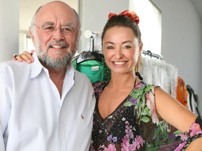 Fashion designer Camilla Franks publicly credited her father Bill for helping launch her fashion label.