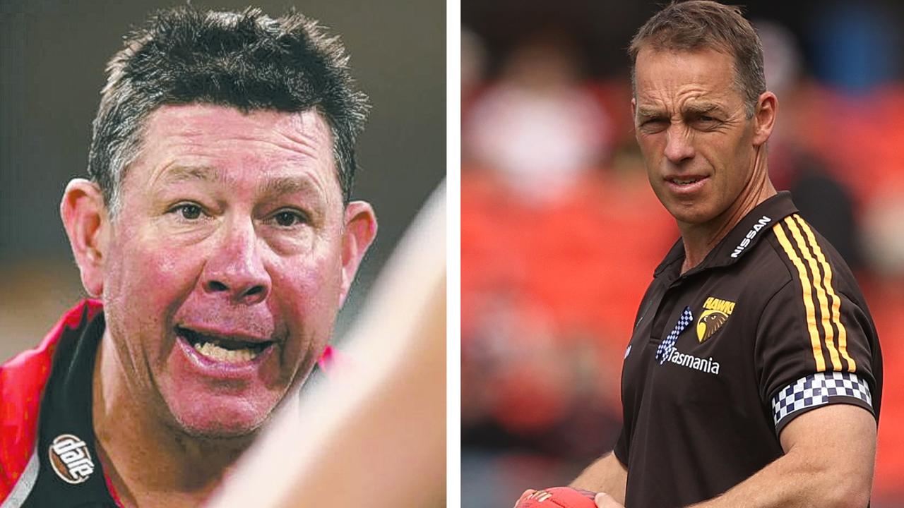 St Kilda coach Brett Ratten and Hawthorn coach Alastair Clarkson have traded barbs in their press conferences.