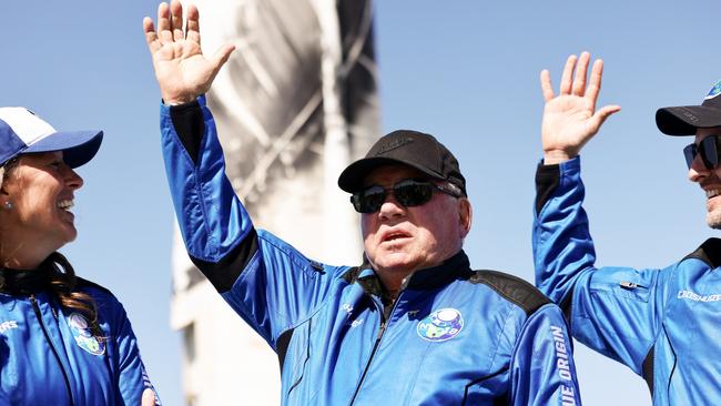 Shatner flew into space on October 13. Picture: Mario Tama/Getty Images