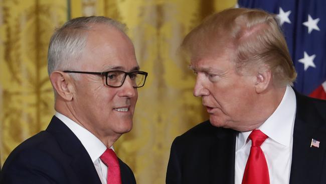 Malcolm Turnbull worked on Donald Trump in front of witnesses to gain an assurance of an Australian exemption from steel tariffs.