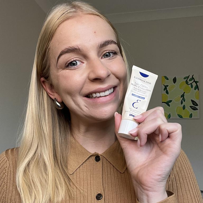 I tried out the Lait-Creme Multi-Protection for three weeks. Picture: Hannah Paine/news.com.au.