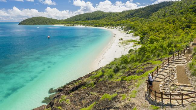 Chalkies Beach in The Whitsundays, Queensland.