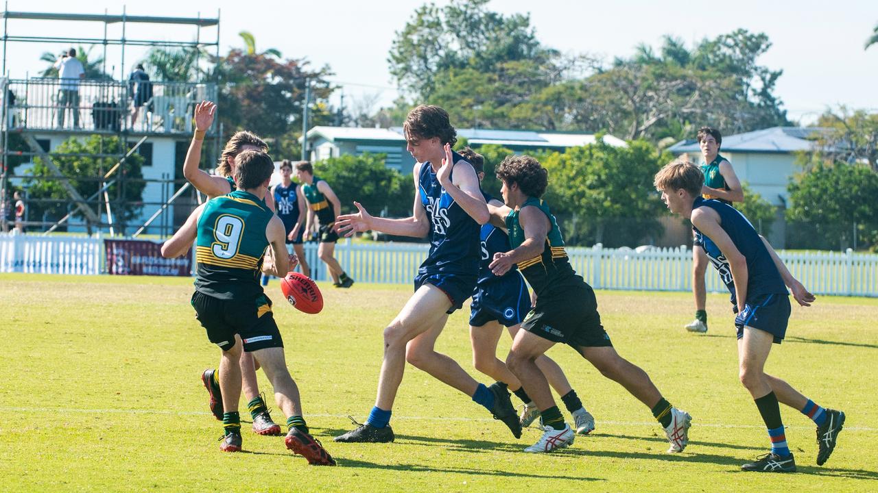 Moranbah State High v Chanel in AFLQ Schools Cup North Queensland ...