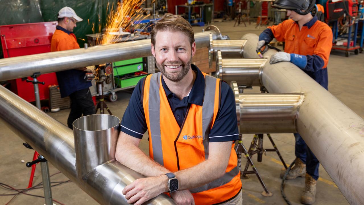 Cold Logic managing director Eddie Lane at the company’s new headquarters in Wingfield. Picture: Kelly Barnes