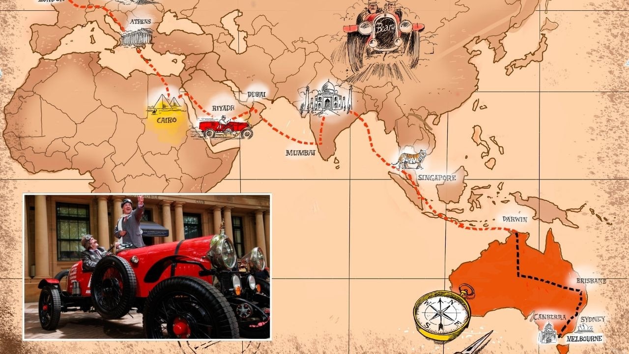 Two men’s ‘completely nuts’ trip around the world