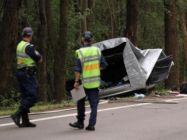 Police at the scene of the accident / Picture: Neil Keene