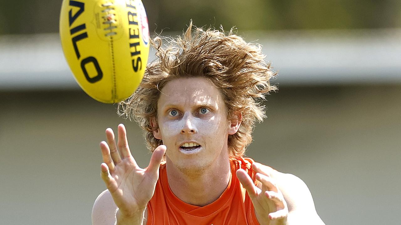 Lachie Whitfield enjoyed a move back to defence.