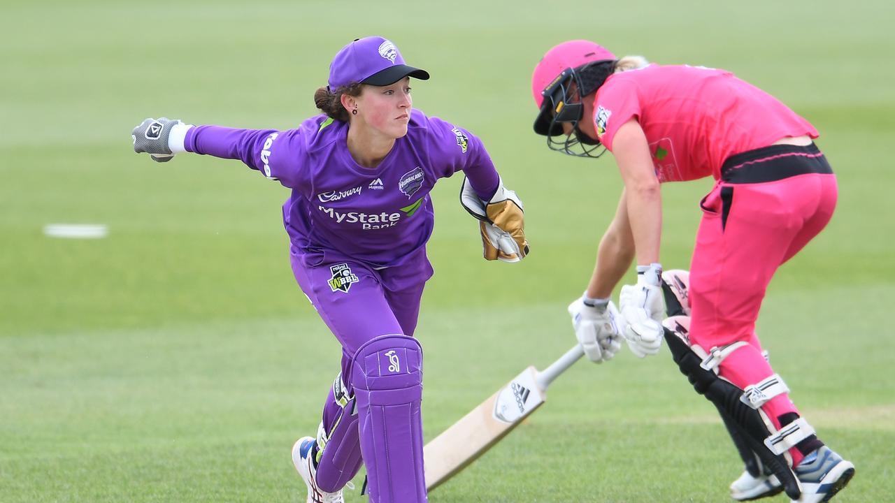Emily Smith of the Hurricanes has been suspended by Cricket Australia. Picture: Steve Bell
