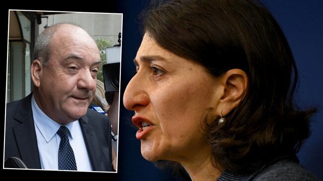 Glady's Berejiklian, right, and Daryl Maguire, left. Pictures: News Corp